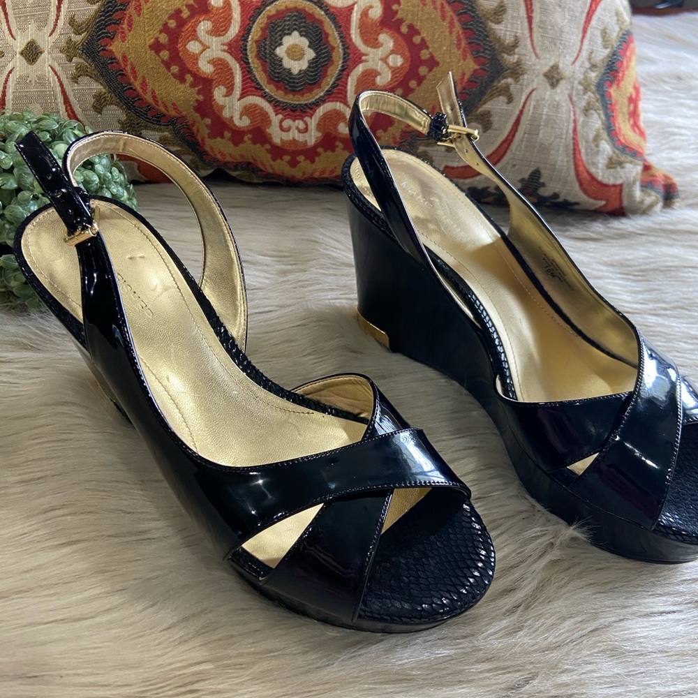 Marc Fisher Wedge Sandals size 10 medium